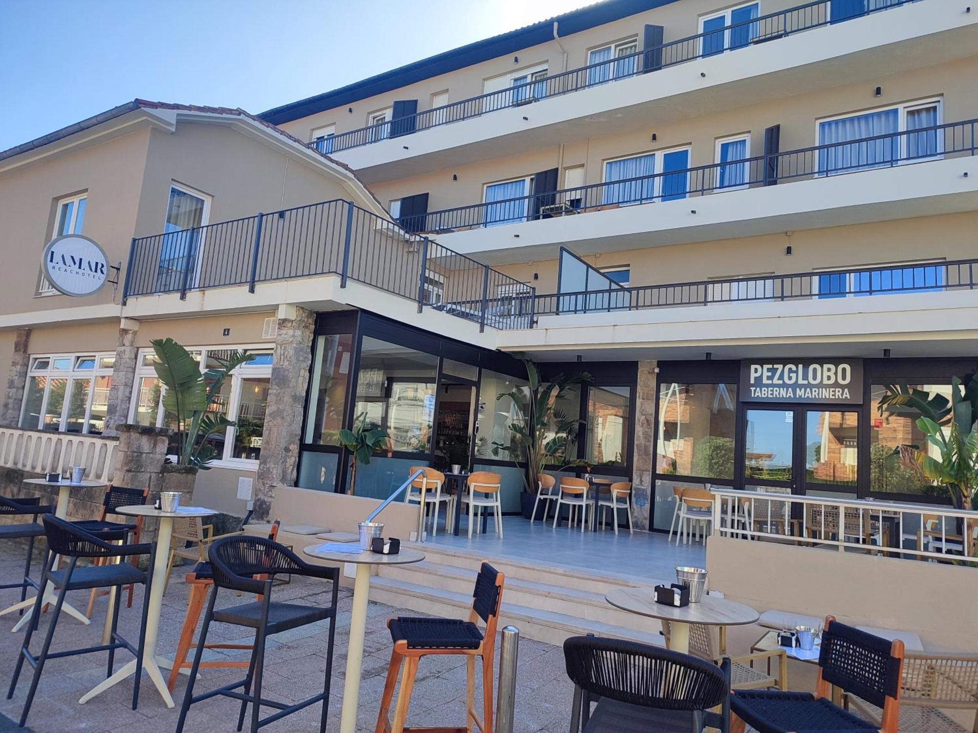 Hotel Boutique Lamar De Suances Bagian luar foto